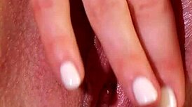 Famous Milf Model Filmed In Close-Up Masturbating Shaved Pussy To Orgasm During Intense Workout Session