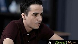 curious milf teacher seduces young student in class