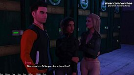 Two 18YO SLUTS SHARE ONE COCK OUTDOOR