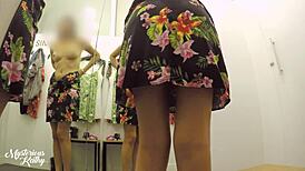 Voyeur Camera Captures Upskirt No Panties in Women’s Fitting Room Full Scene - Mysteriouskathy