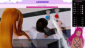 vtuber lewdneko dives into harem hotel antics