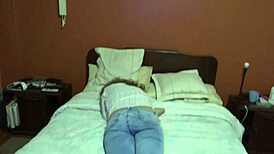 58-year-old latina milf touches herself, craving the maid's husband for a wild fuck.