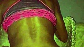 Slim black girl rides big black cock