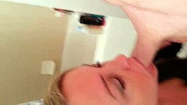 Young Slut Deepthroats Nasty Cock In Homemade Blowjob Session!