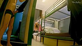 Hey, Caught Me Flashing and Masturbating in Hostel Shower