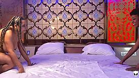 Black Beauty Naejae Grinds Her Big Booty On Interracial Cock