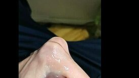 pov stroking huge cock till it explodes