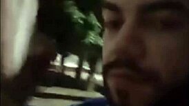 yo, caught some wild outdoor sucking and banging in public today