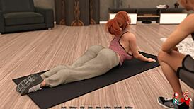 Slim teen Megan Venturi gets bent over for blowjob and hardcore fucking with cumshot