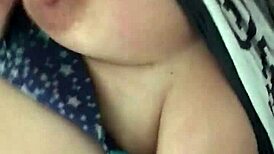 Chubby Latina with Big Tits Passionately Jacks Me Off