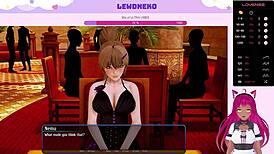 Vtuber lewdneko plays harem hotel part 26