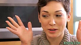 Lily labeau enjoys some oral sex in the scene