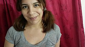 Recording My 18-Year-Old Schoolgirl Stepsister in a Homemade Porn Video With a Colombian Cock in Spanish