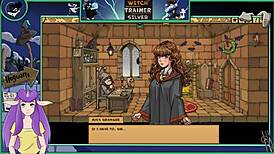 Hermione and the Witch Trainer in a hot Harry Potter Hentai