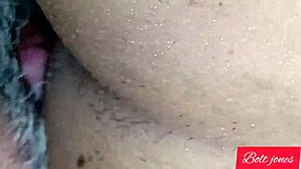 the couple is cumming together, she's squirting and shaking all over