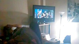 A sexy latina in socks cheats passionately, her bold curves enticing every glance.