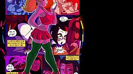 Detailed Cartoon Party Scenes With Anime Characters And Hentai Elements