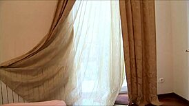 homemade threesome with toys and flashing