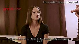 ugh, i swear this poor teen deserved such hard punishmnt from her master...