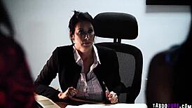 Hot Lesbian Threesome Unfolds with Sexy Teens and Mature Woman