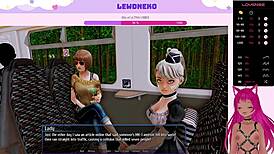 vtuber lewdneko dives into harem hotel antics