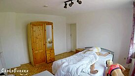 Watch This Hot Babe In Tight Dress Fuck Hard Until She Gets A Cumshot On Her Ass!