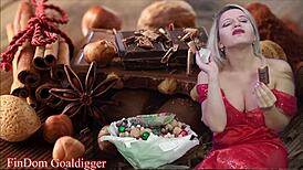 Food porn in financial domination style