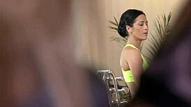 i can't believe the orgasm i had in the gym with the milf and ebony students during our wet lesbian threesome. so intense!