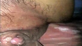 Watch this teen's fat pussy get destroyed in a hard fuck and creampie