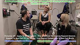 i examine channy crossfire in a humiliating gyno exam with nurse stach shepard in florida
