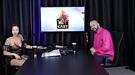 paulo avelar and victoria beatriz in sheer red for tiv models hot cast