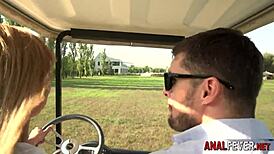 Hot European babe drilled anally in high definition