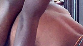 she bends over for quick doggystyle fucking with big ass