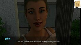 John fucks 4 hot ladies in new house.