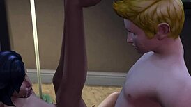 Trisal with sister friend in monster alien anime 3d hentai