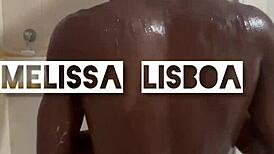 Big Cock Stud Drills Me Bareback in Shower, Cums on Face!