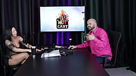 paulo avelar and victoria beatriz in sheer red for tiv models hot cast