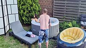 Beautiful Cute Girl Rips Clothes Backstage For Outdoor Solo Anal Masturbation Show