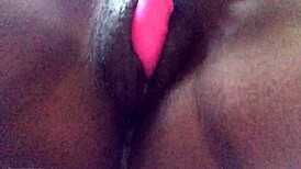 my hungy pussy wants more after creampie, and i'm masturbaing with my big tits and ass