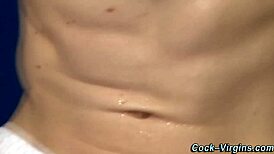 newbie gay jocks fuck hard in first time college encounter