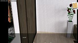 John fucks 4 hot ladies in new house.