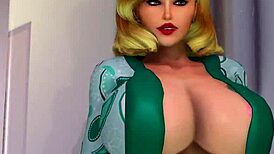 Blonde Milf Enjoys Oral And Titty Fuck In Wet Bath