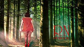 Giant Secretary Towers Over Surprised Manager at Work