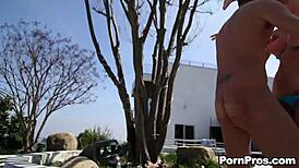 Busty teen Holly Michaels fucked rough by monster cock and filled up