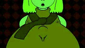 ashley graham's futanari tit fucking her own giant cock? bisexual hentai fun!