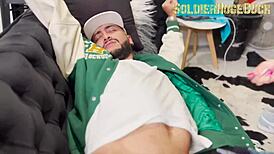 my friend teresa catches me napping and starts sucking my cock before i pound her sloppy ass