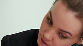 Big-Boobed Secretary Valentina Ricci Teased by Christian Clay in Office