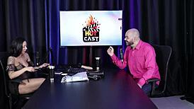 paulo avelar and victoria beatriz in sheer red for tiv models hot cast