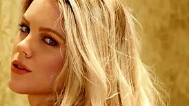 Blonde Beauty Ora Young Introducing Her Perfect Body With Shaved Pussy