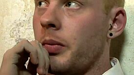 Andro Maas Pounds British Jock's Muscular Ass in Fantasy Cumshot Scene. Athletic Bodybuilder Gets Pierced Tattoo Bummed Hard.